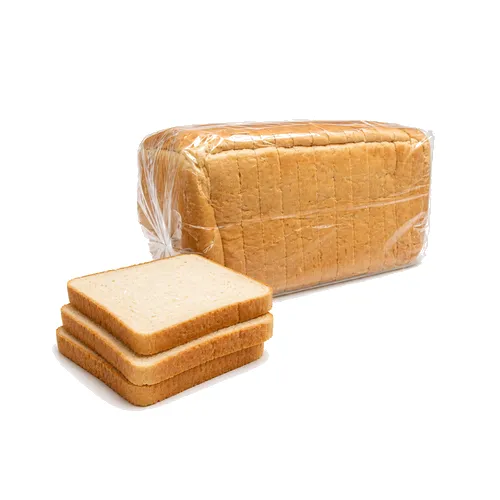 A sliced white loaf of bread